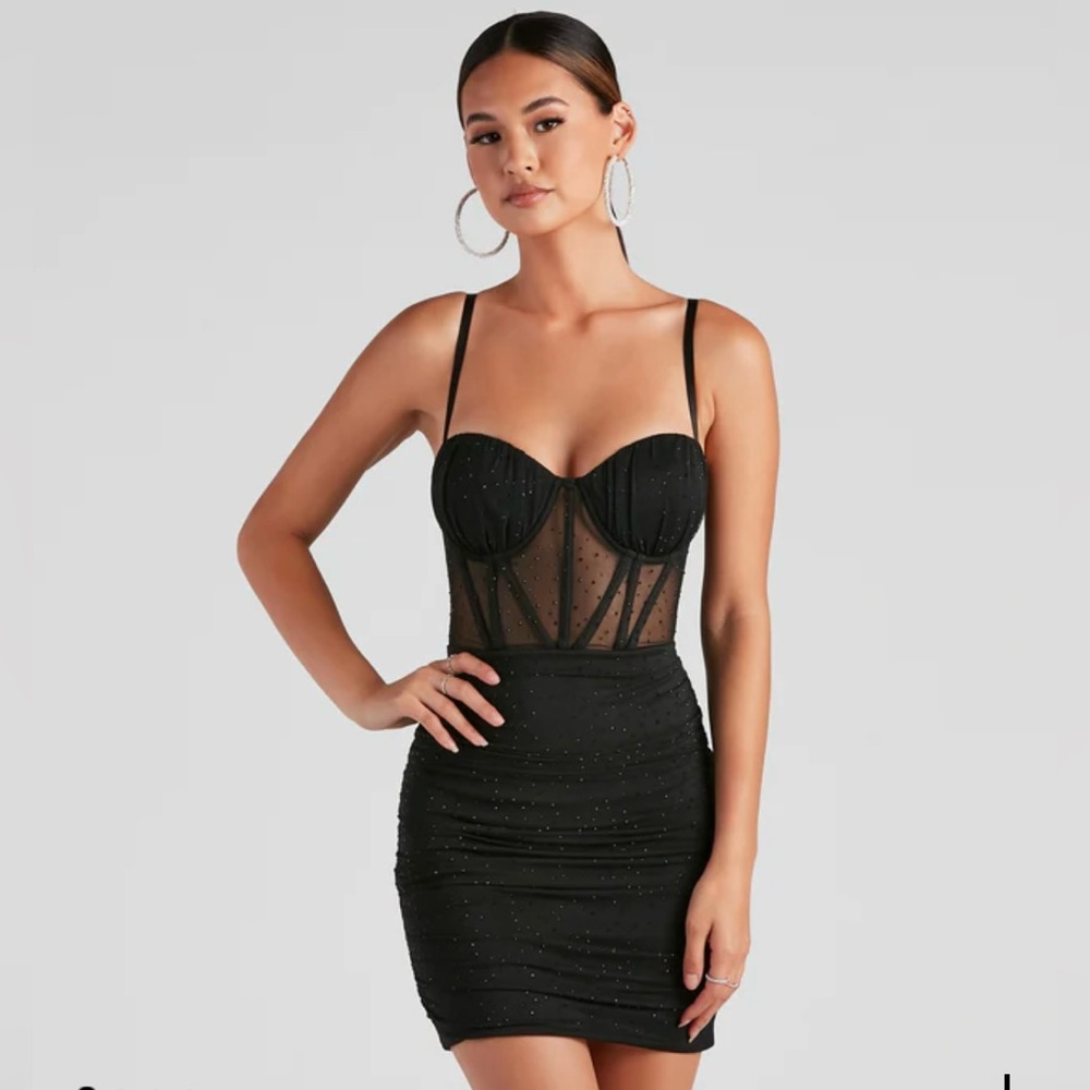 Windsor Andi Heat Stone Corset Dress